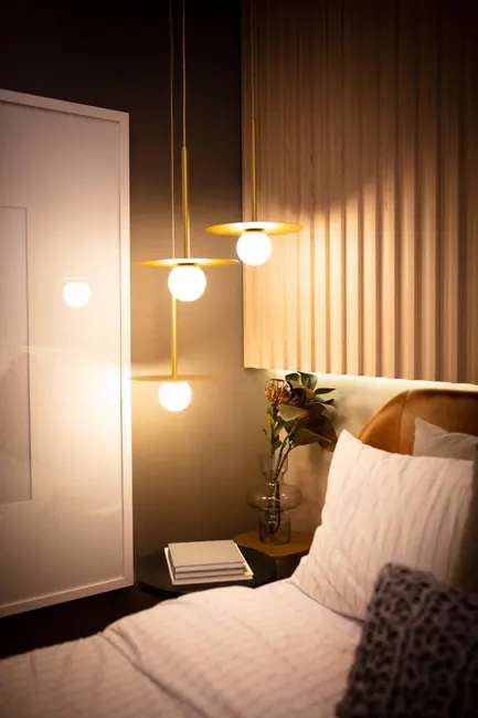 Suíte decorada — Atmosfera Condominium Park · Decorado de 4 quartos