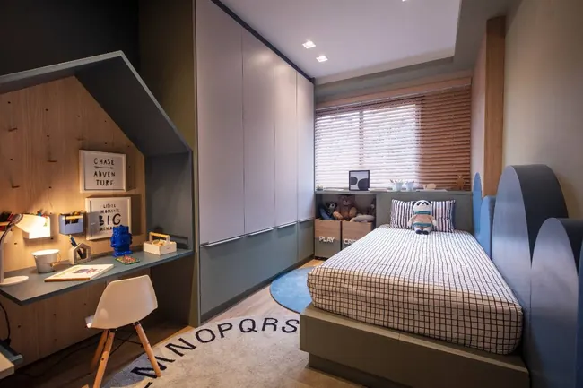 Quarto infantil — Atmosfera Condominium Park · Decorado de 3 quartos