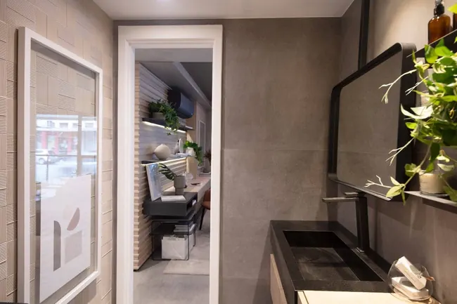 Ambiente do apartamento decorado de 3 quartos — Atmosfera Condominium Park · Decorado de 3 quartos
