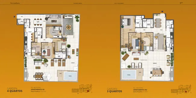 Plantas humanizadas — prancha 39 — Atmosfera Condominium Park · Plantas