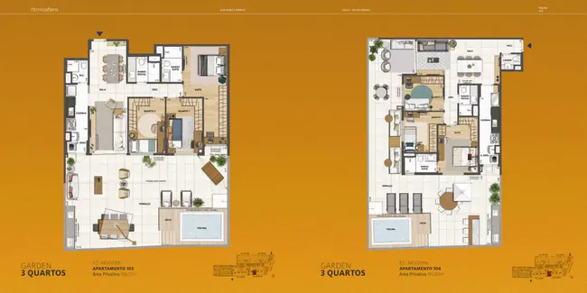 Plantas humanizadas — prancha 40 — Atmosfera Condominium Park · Plantas
