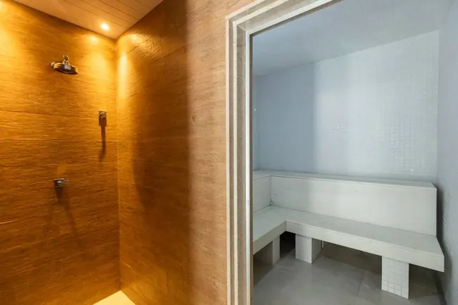 Sauna e repouso — Aura Tijuca · Condomínio pronto