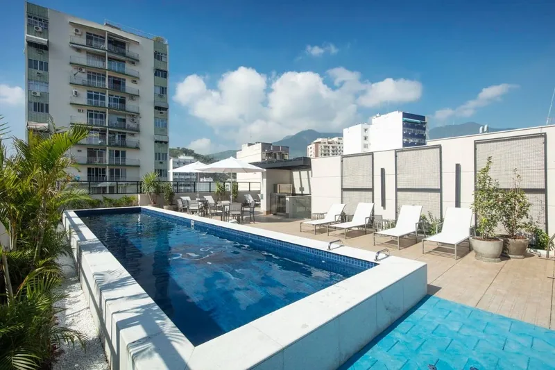 Aura Tijuca — Piscinas na cobertura