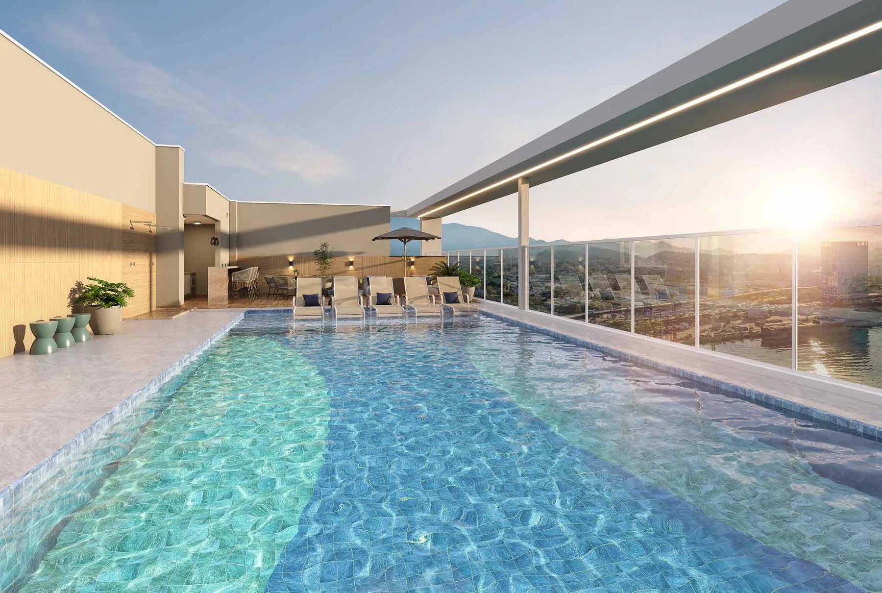 Piscina · Baía Guanabara Residences