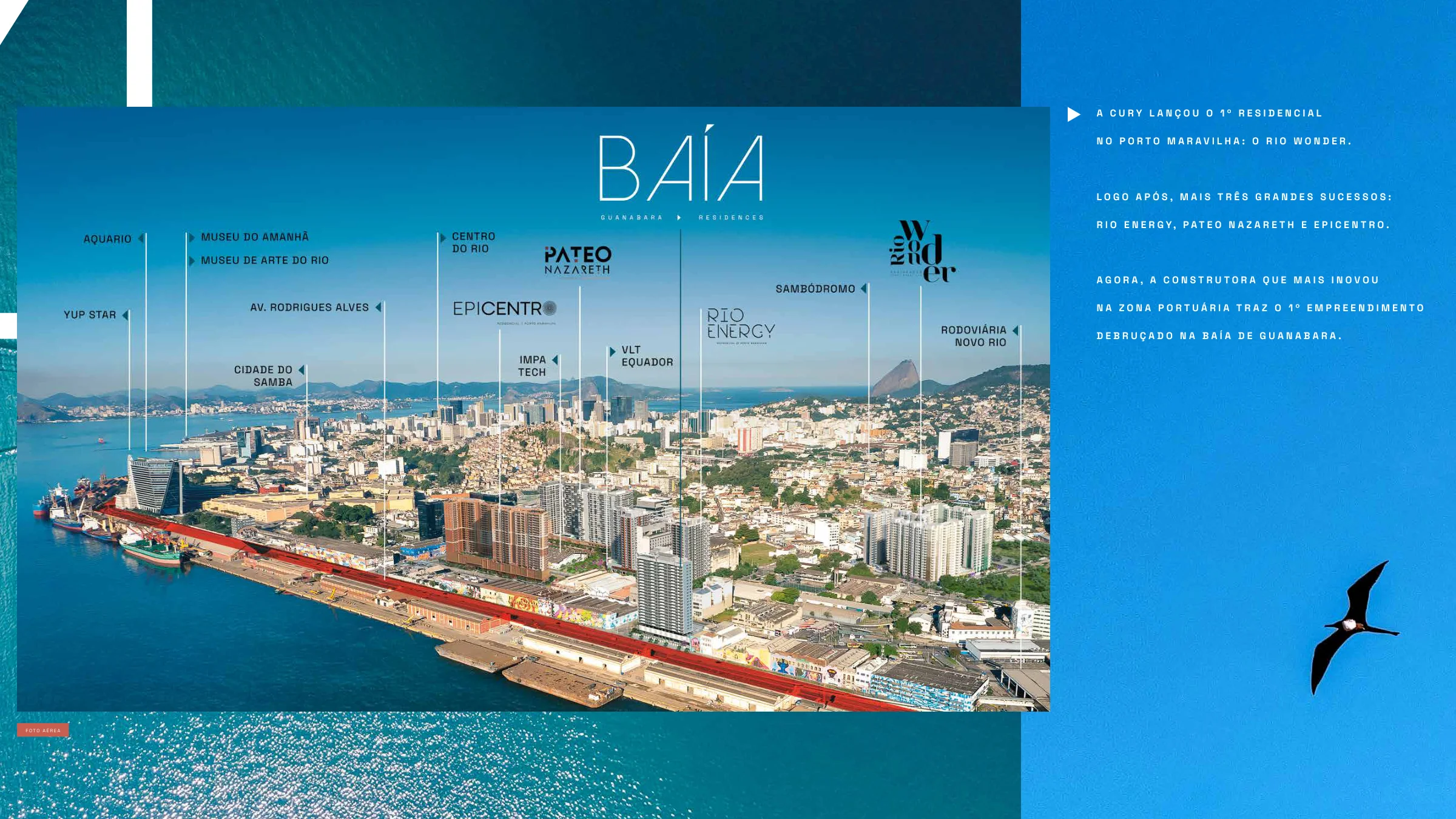 Localização ilustrada · Baía Guanabara Residences