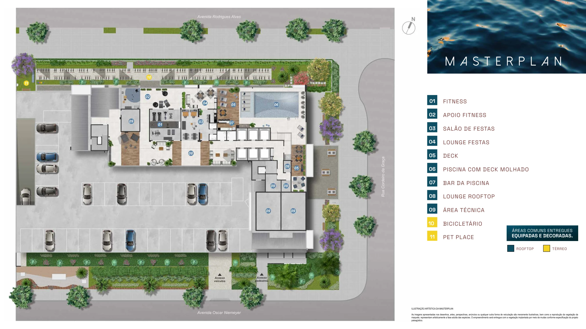 Implantação · Baía Guanabara Residences