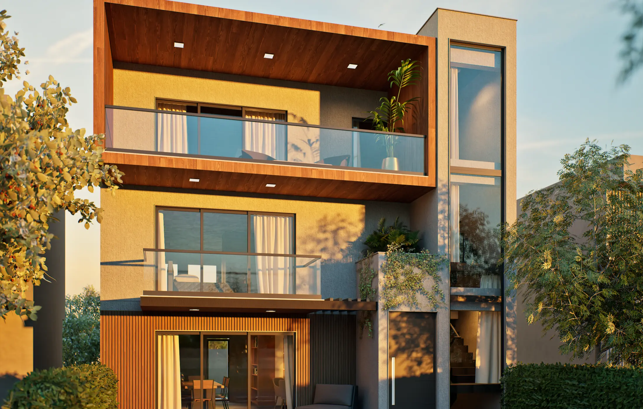 Perspectiva ilustrativa do Bio Recreio Residences