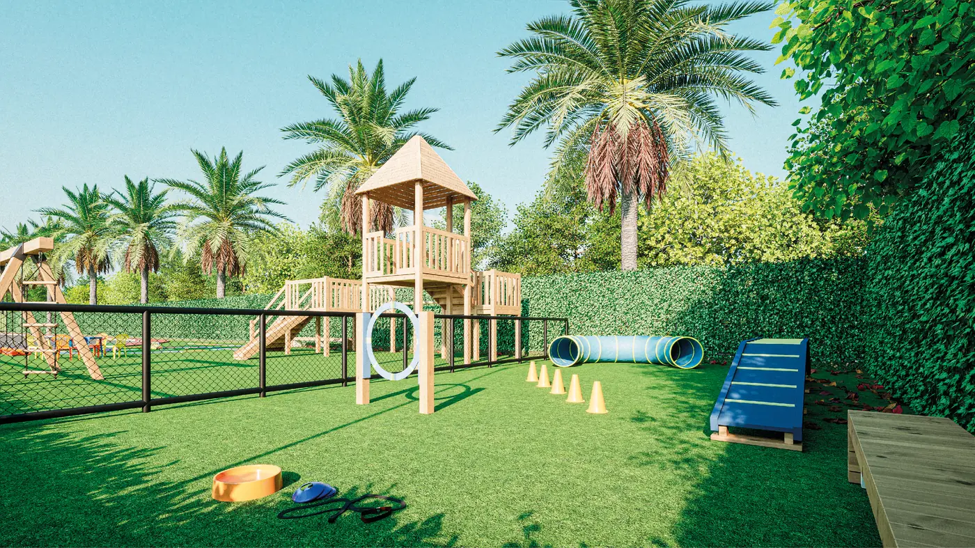 Perspectiva ilustrativa do pet place