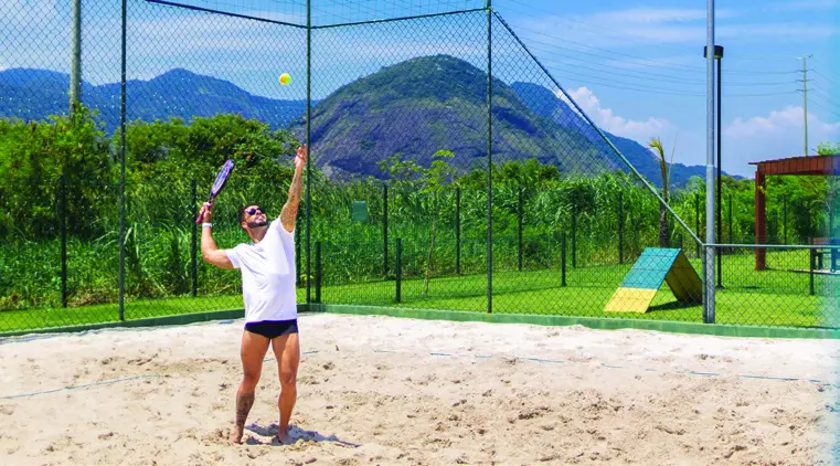 Quadra de areia do Lake Park Club