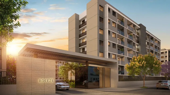 Breeze Inspire Residence — Guarita · perspectiva ilustrativa