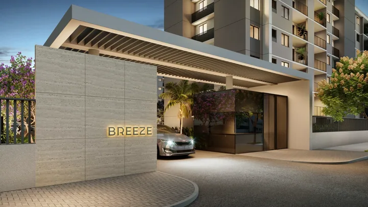 Breeze Inspire Residence — Guarita · perspectiva ilustrativa