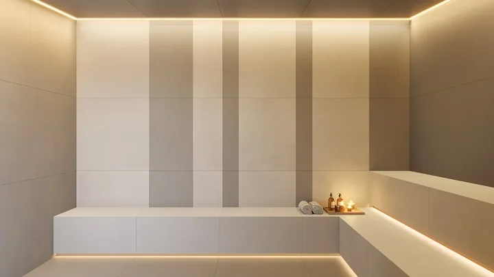 Breeze Inspire Residence — Sauna · perspectiva ilustrativa