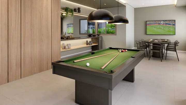 Breeze Inspire Residence — Sports bar · perspectiva ilustrativa