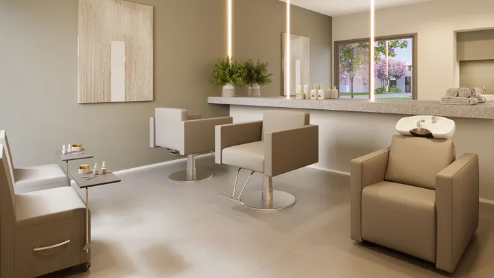 Breeze Inspire Residence — Espaço beauty · perspectiva ilustrativa