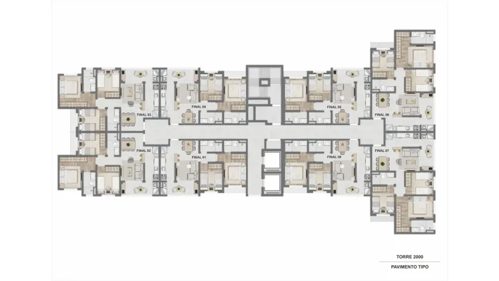 Breeze Inspire Residence — Torre 2000 - Apto. Tipo