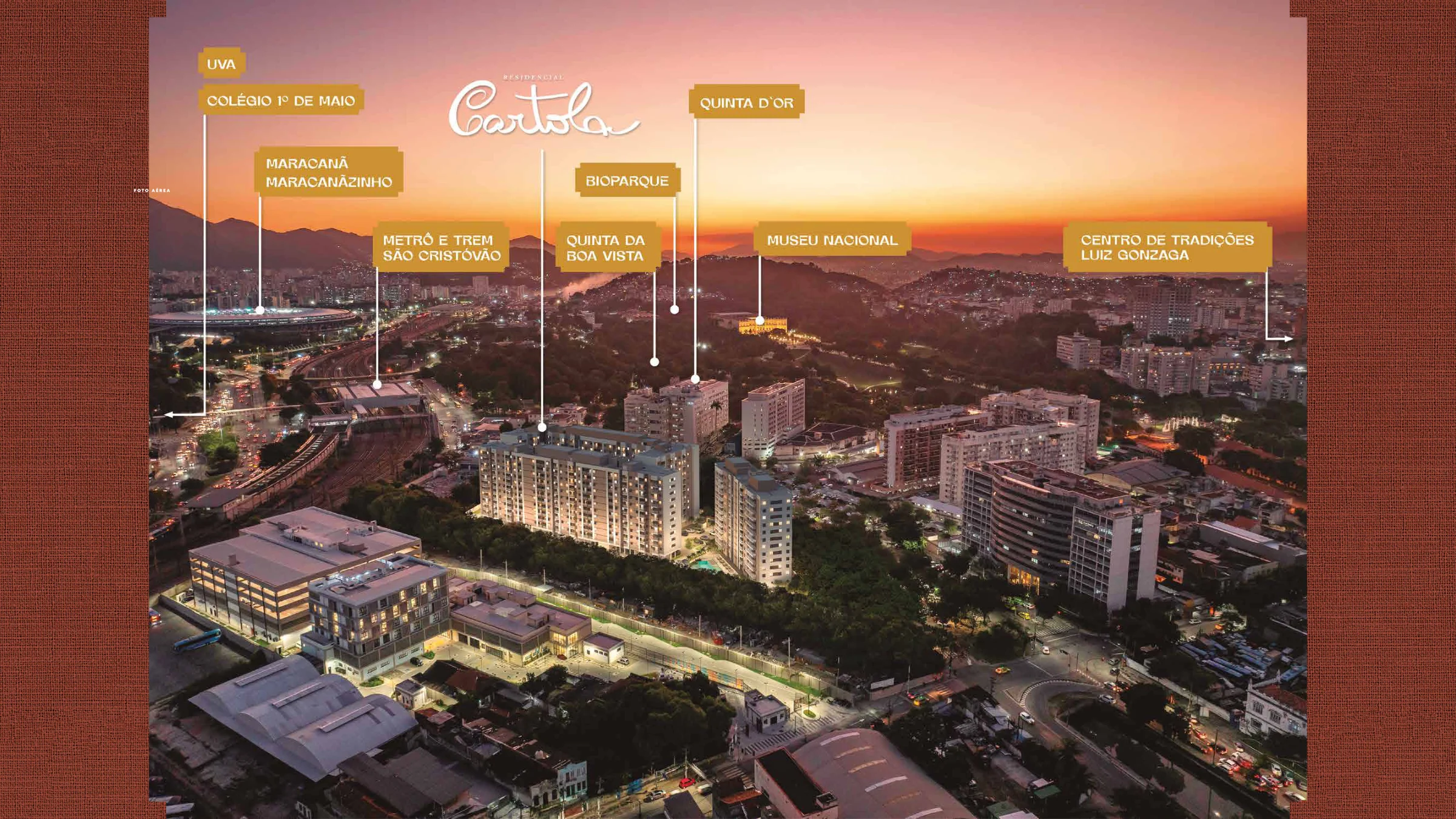 Localização ilustrada · Cartola Residencial