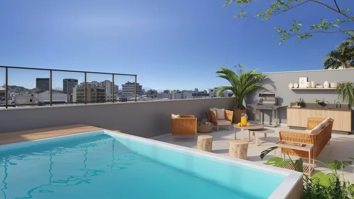 Casa Gabizo — Cobertura · perspectiva ilustrativa