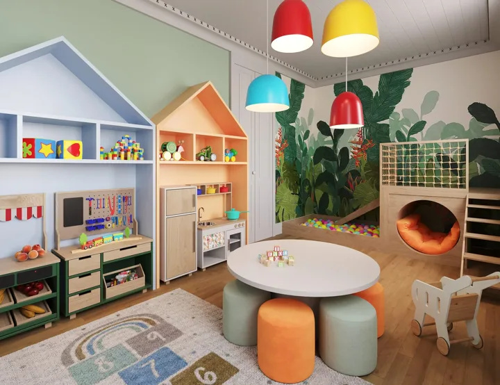 Casa Gabizo — Brinquedoteca · perspectiva ilustrativa
