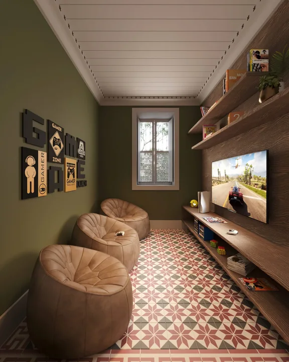 Casa Gabizo — Studio games · perspectiva ilustrativa