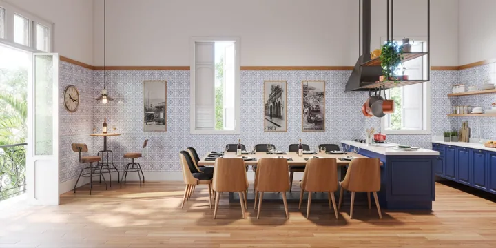 Casa Gabizo — Espaço gourmet · perspectiva ilustrativa