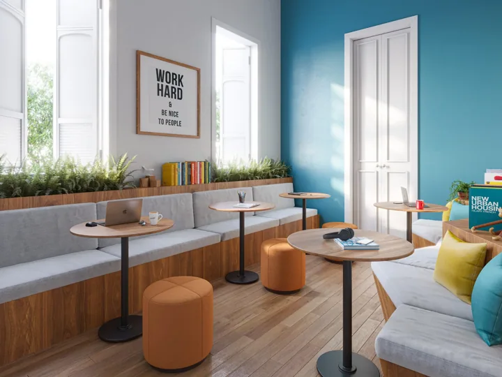 Casa Gabizo — Coworking · perspectiva ilustrativa