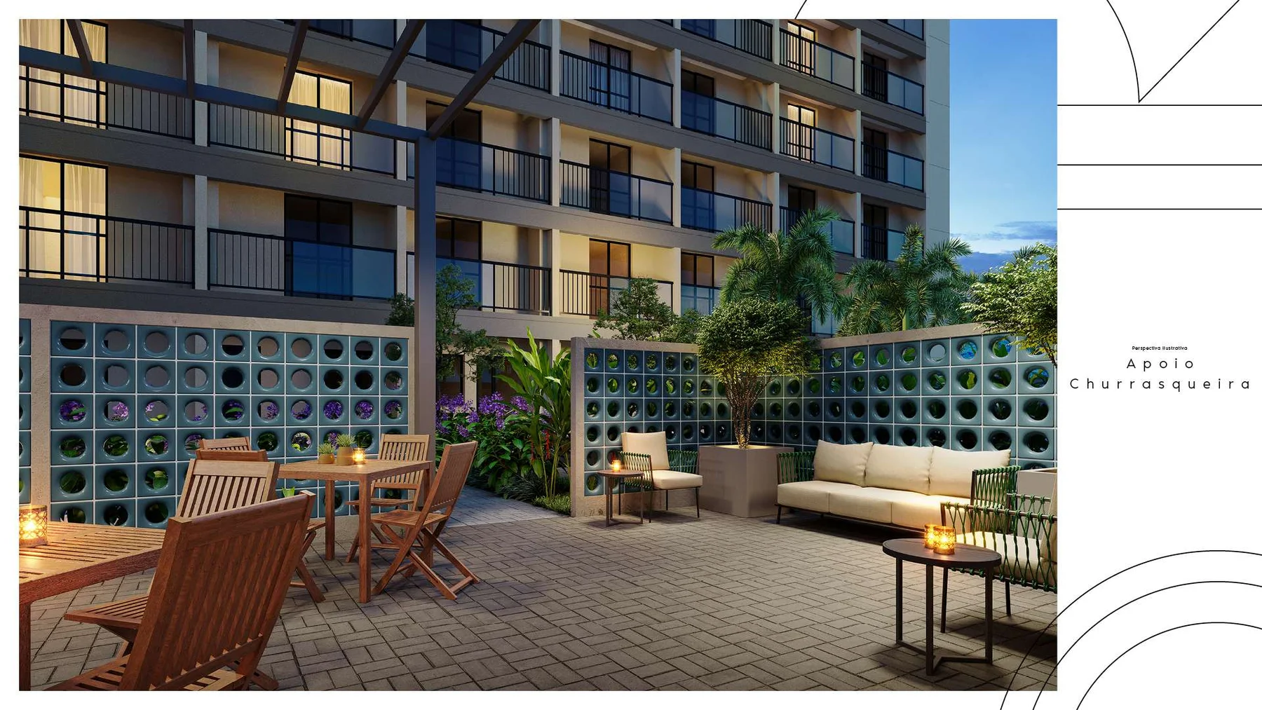 Apoio churrasqueira · Ciata Residencial