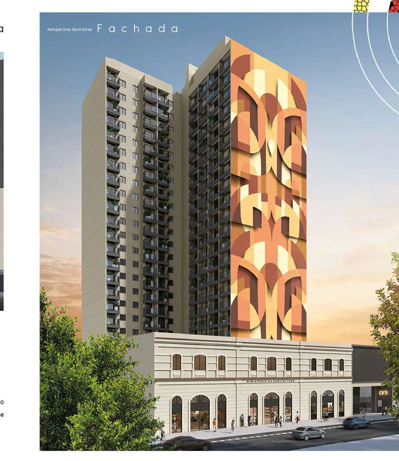 Perspectiva ilustrativa do Ciata Residencial