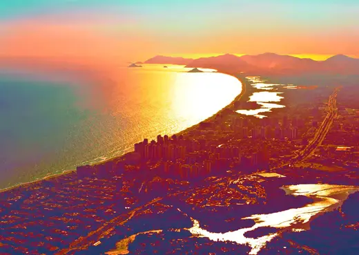 Vista aérea da Praia da Barra da Tijuca