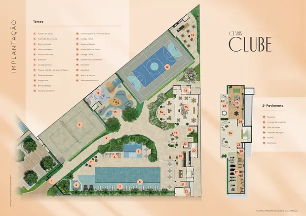 Implantação do Claris Clube