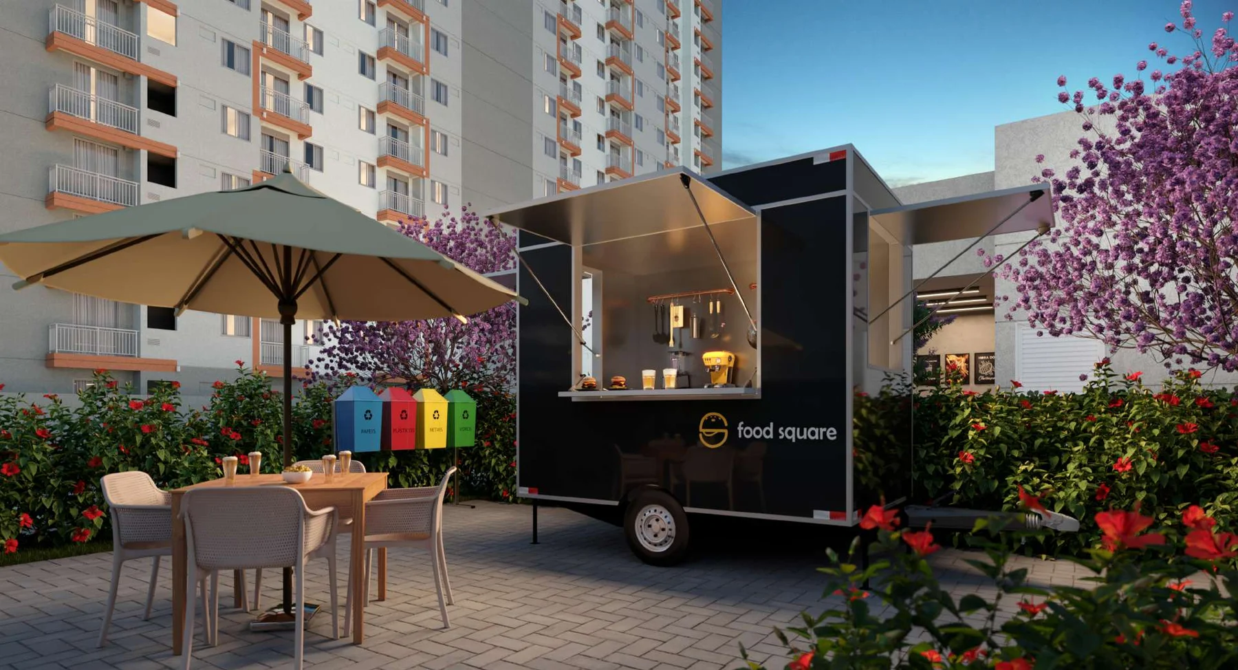 Food square · Connect Bonsucesso