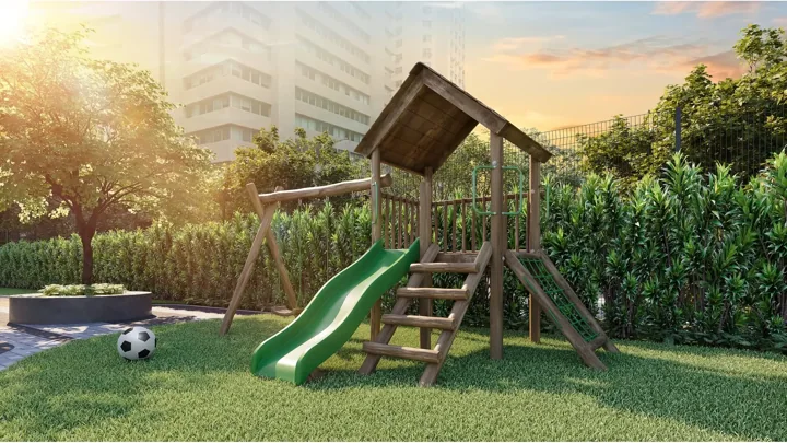 Connect Square — Playground · perspectiva ilustrativa
