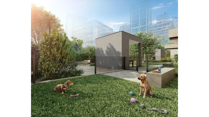 Connect Square — Pet place · perspectiva ilustrativa