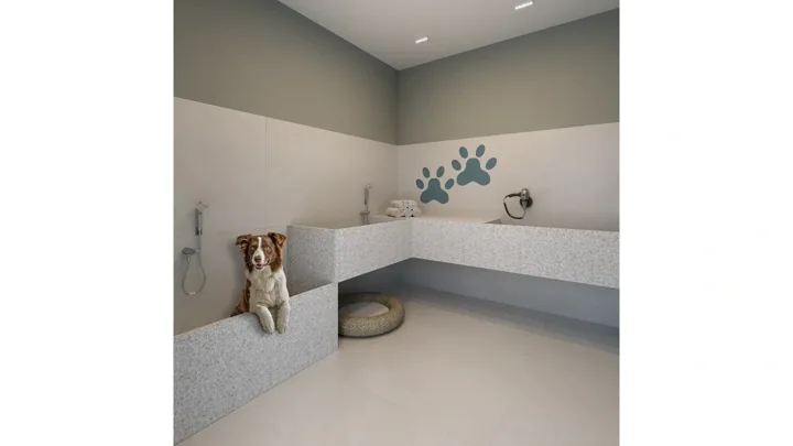 Connect Square — Pet care · perspectiva ilustrativa