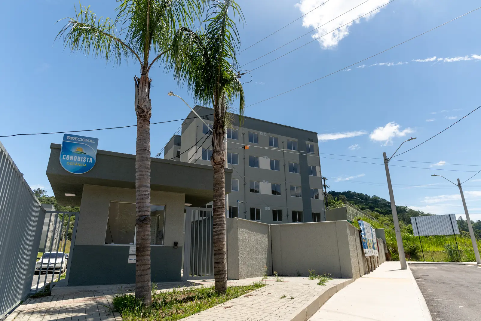 Portaria e fachada do Conquista Oceânica