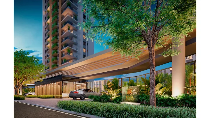 Epic Golf Residence — Guarita · perspectiva ilustrativa