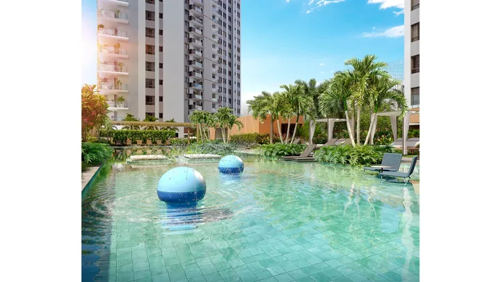 Epic Golf Residence — Piscina infantil · perspectiva ilustrativa
