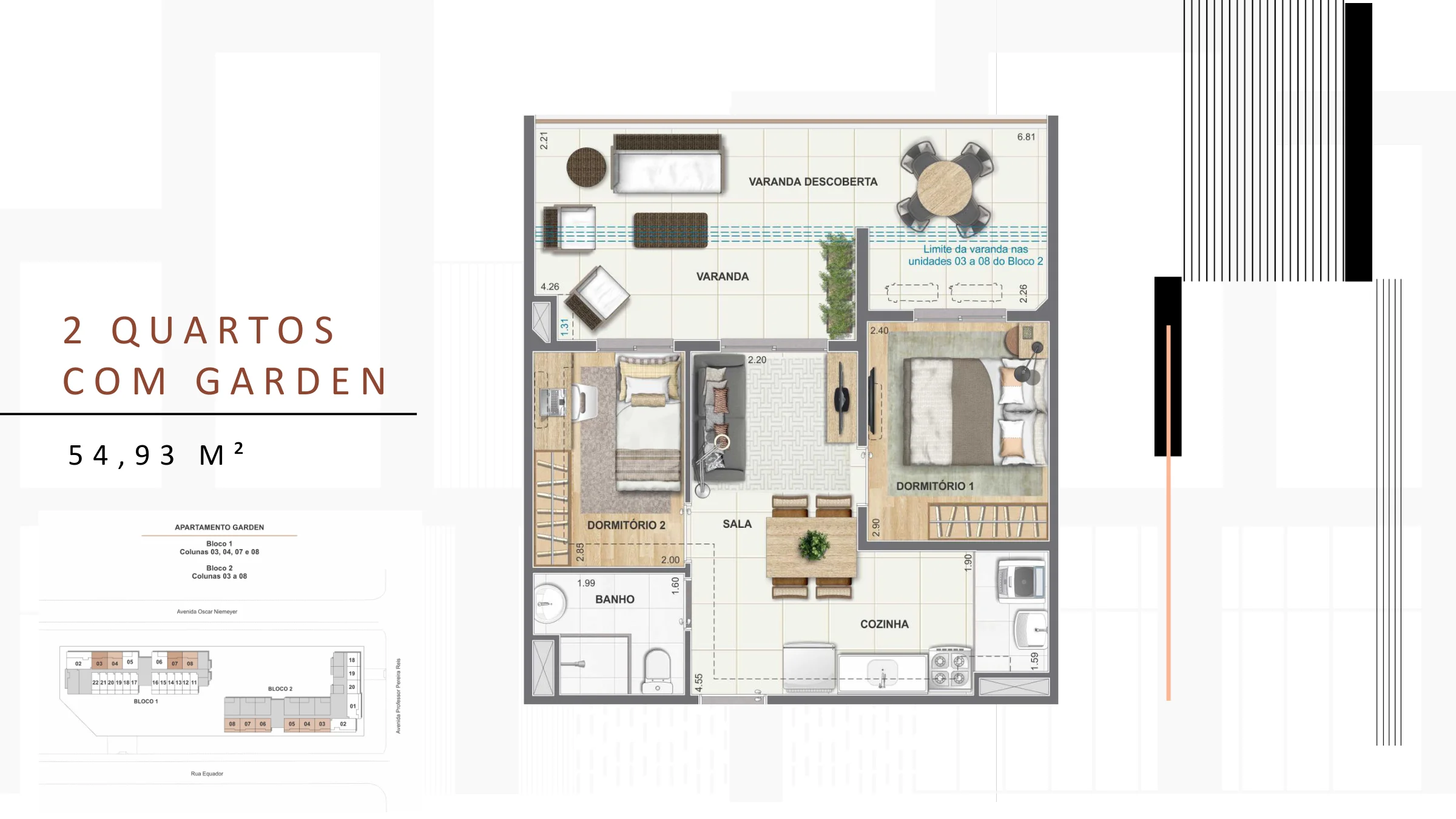2 quartos garden · Epicentro