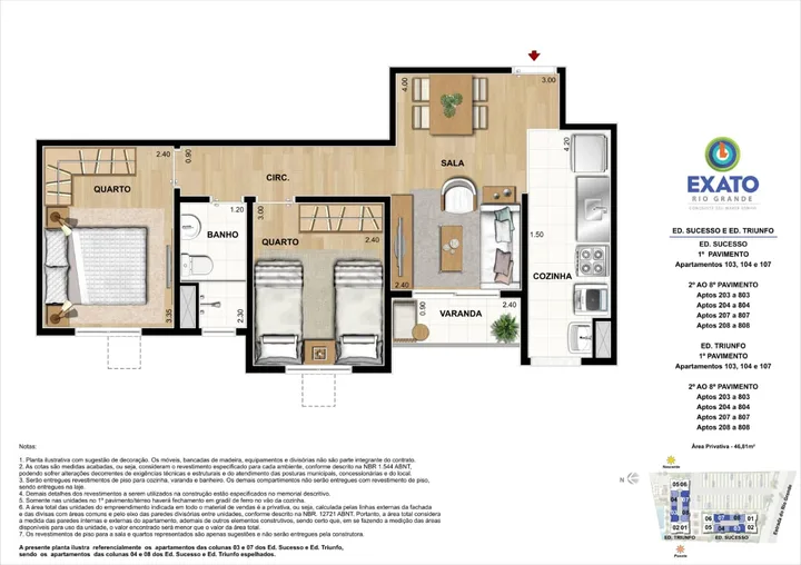 Exato Rio Grande — Planta 46.81