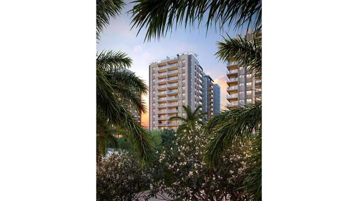 Grand Quartier — Fachada - GQ 7.000 · perspectiva ilustrativa