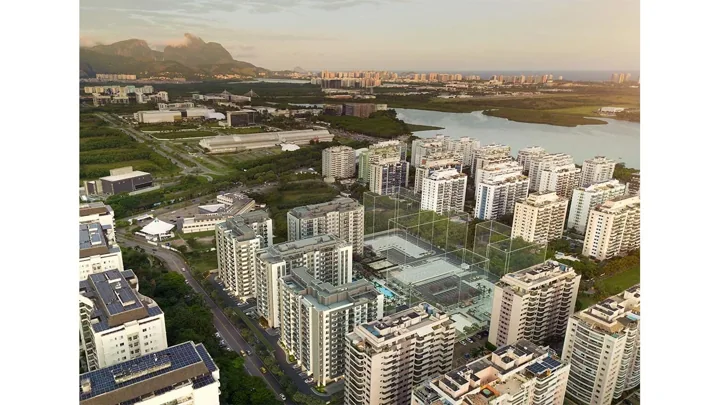 Grand Quartier — Fotomontagem - Vista Pedra da Gávea · imagem oficial