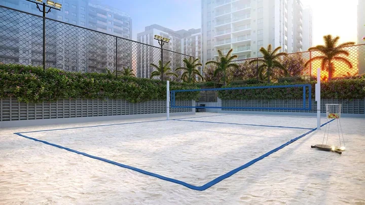 Grand Quartier — Quadra de areia · perspectiva ilustrativa