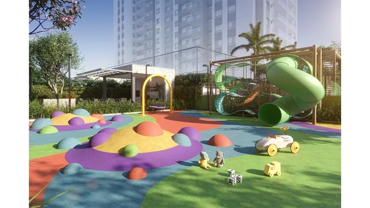 Grand Quartier — Playground · perspectiva ilustrativa