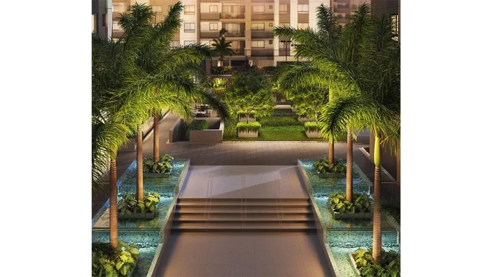 Grand Quartier — Espelho d'água · perspectiva ilustrativa