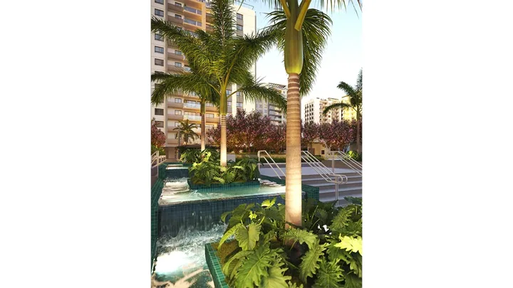 Grand Quartier — Espelho d'água · perspectiva ilustrativa