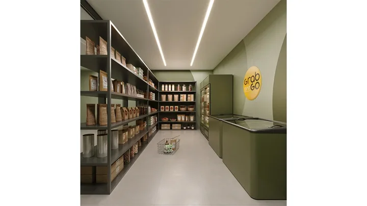 Grand Quartier — Grab and Go - minimercado no condomínio · perspectiva ilustrativa