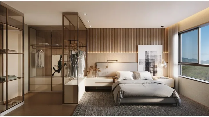 Grand Quartier — Suíte master com closet - Apto. 4 suítes GQ 2.000 - final 02 · perspectiva ilustrativa