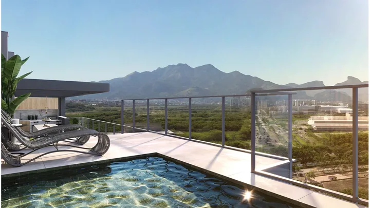 Grand Quartier — Terraço cobertura - GQ 2.000 · perspectiva ilustrativa