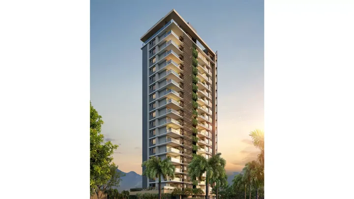 Icon Golf Residence — Fachada - ICON 1.000 · perspectiva ilustrativa