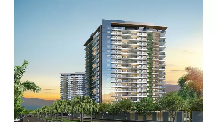 Icon Golf Residence — Fachada - ICON 2.000 · perspectiva ilustrativa