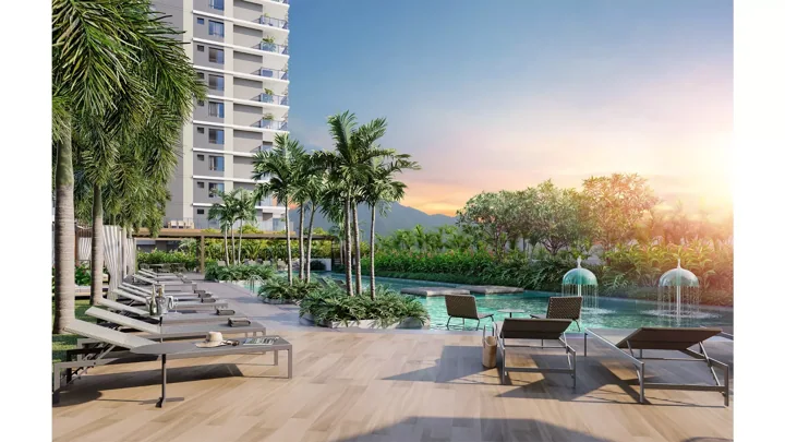 Icon Golf Residence — Solarium · perspectiva ilustrativa